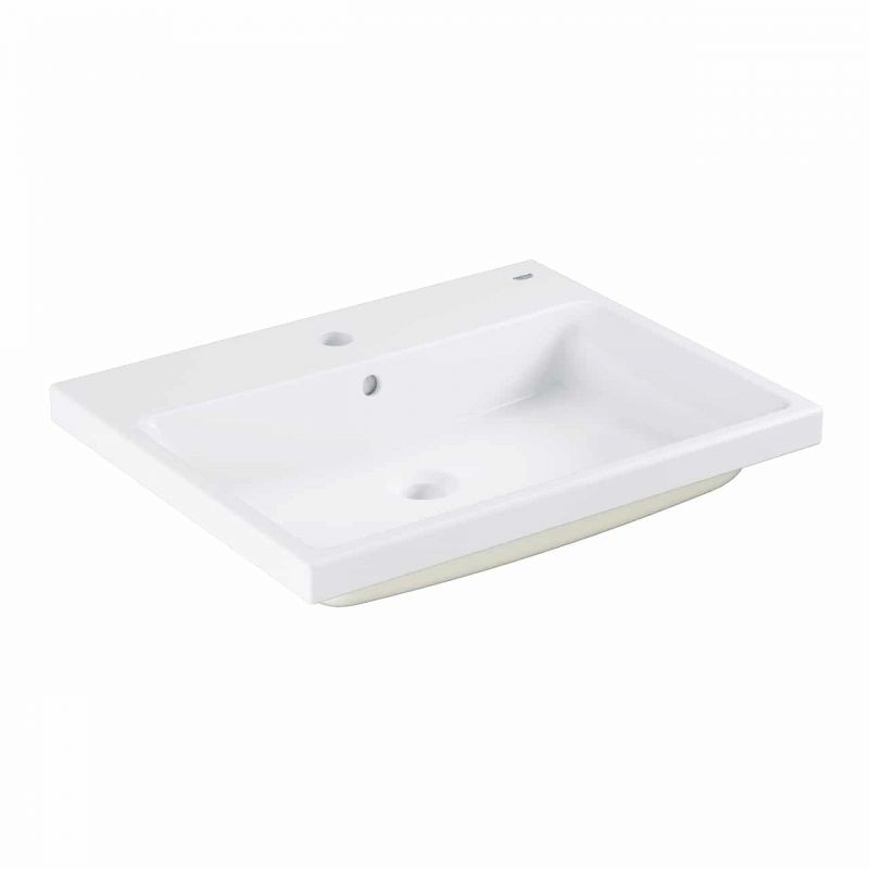 LAVOAR CUBE CERAMIC 60 CM, INCASTRAT, SUPRAFATA PUREGUARD, 60.5X49 CM